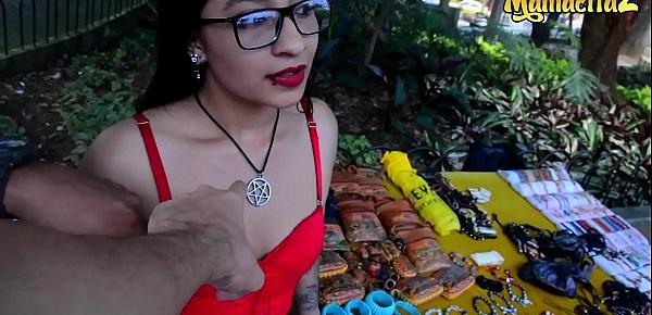  MAMACITAZ - Horny Vlogger Finds A Hot Latina To Spend His Afternoon With - Eva Cuervo